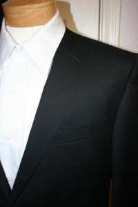 ERMENEGILDO ZEGNA Z Classic BLACK 2 Button City Suit 40 R w/ 35 