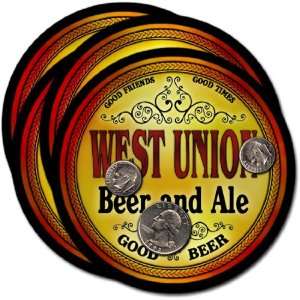  West Union, NY Beer & Ale Coasters   4pk 