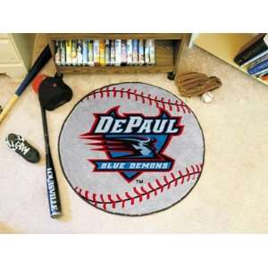 DePaul University Baseball Mat 27 diameter