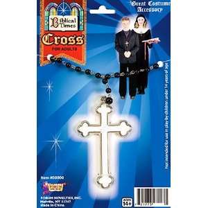  Beaded Cross Necklace [Apparel] 