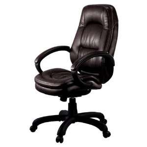   Black Vinyl Mid Back Executive Office Desk Chairs