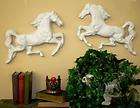 Running Horses Wall Home Decor Plaque Pair New 24237