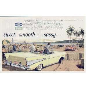  Smooth   Sassy! .. 1957 Chevrolet Bel Air Convertible Ad, A4986