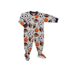   Footed Blanket Sleeper Pajama Gray Sports 2 Toddler (2t): Baby