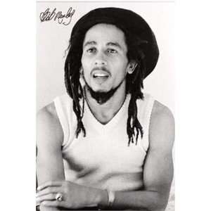  Bob Marley B&W Pinup Giant Poster 40 x 60 Aprox.
