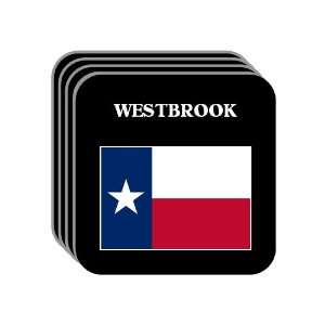 US State Flag   WESTBROOK, Texas (TX) Set of 4 Mini Mousepad Coasters