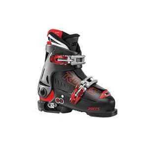  Roces Junior Idea Ski Boot Black/Red Sz 4Jr 7Jr: Sports 