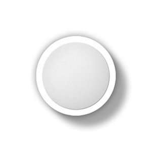  White Steel Dimmer Knob