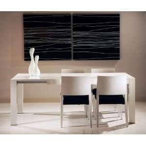   Table by Mobital   High Gloss White (Dinettes DTW)