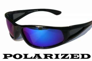   black polarized sunglasses blue revo mirror lens Fishing pc7331pol/RV