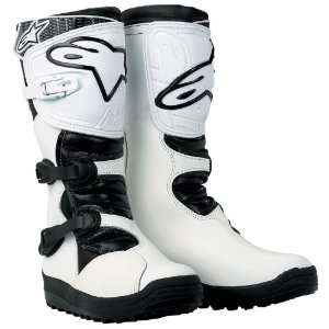  Alpinestars No Stop Trials Boots , Color White, Size 6 