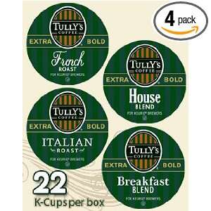 Tullys Coffee House Collection K Cups Grocery & Gourmet Food