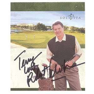  Robert Urich Autographed / Signed Golf Score Card 