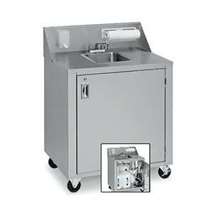  Crown Verity CVPHS 3 3 Compartment Portable Hand Sink 