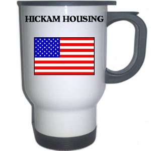  US Flag   Hickam Housing, Hawaii (HI) White Stainless 