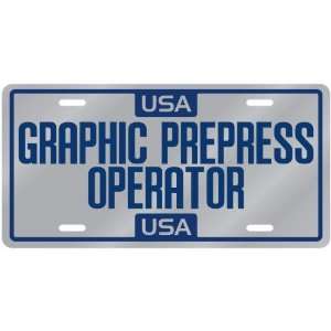  New  Usa Graphic Prepress Operator  License Plate 