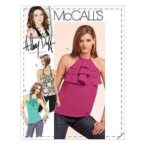  McCalls Sewing Pattern M5852 Hilary Duff Misses Halter 