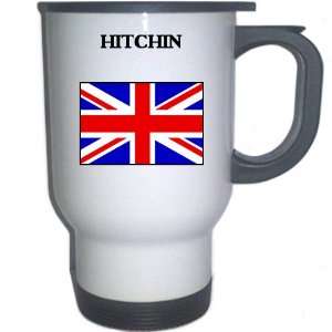  UK/England   HITCHIN White Stainless Steel Mug 