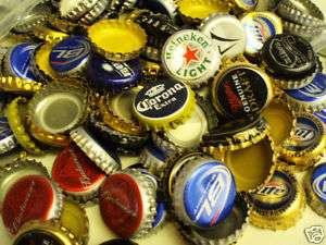 500 MIXED COLORS BEER BOTTLE CAPS CROWNS CLEAN FAST SHP  