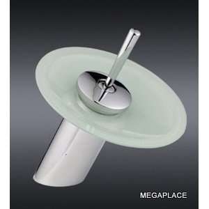   Waterfall Chrome Glass Vessel Sink Faucet (Model BA5100 09): Home