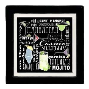 Modern Cocktail Toss Beverage Coaster, Set of 8  Kitchen 