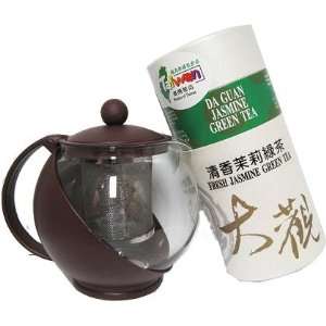 Horngs  Fresh Jasmine Green Tea 7oz: Grocery & Gourmet Food