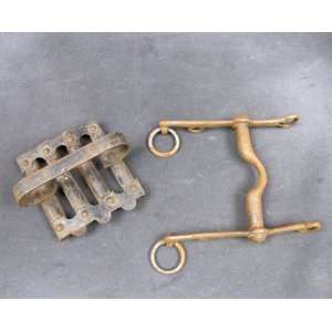  Prussian M 1860 Horse Cavalry Bits & Curry Comb Set 