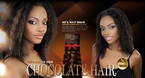 Chocolate Wet & Wavy 10   100% Human Hair Weaving  