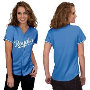  Kansas City Royals Majestic Womens Alternate Atlantic Blue 