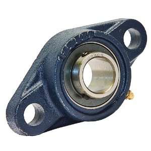 25mm Mounted Bearing UCFL205 + 2 Bolts Flanged Cast Housing:  