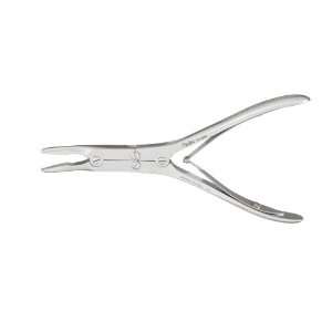   Rongeur, double action, 6 (15.2 cm) long, curved 3 mm bite jaws