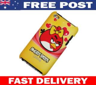 NEW ANGRY BIRDS COVER CASE 4 IPOD TOUCH 4th GEN 4G  