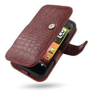   PDair B41 Red Crocodile Leather Case for HTC Incredible S Electronics