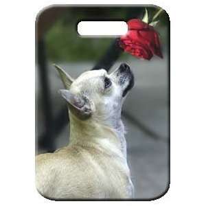  Set of 2 Chihuahua   Smooth Luggage Tags 