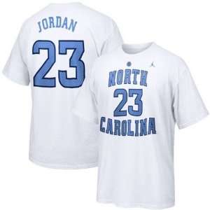   Michael Jordan White Replica Jersey Player Tshirt: Sports & Outdoors