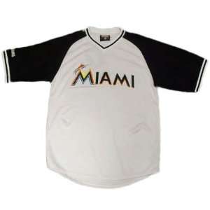  MLB Florida 2012 Miami Marlins New Logo Black White Sports 
