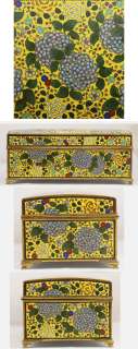 INCREDIBLE HIGH QUALITY JAPANESE CLOISONNE BOX  