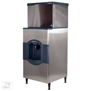   350 Lb Full Size Cube Ice Machine w/ Hotel Dispenser: Kitchen & Dining