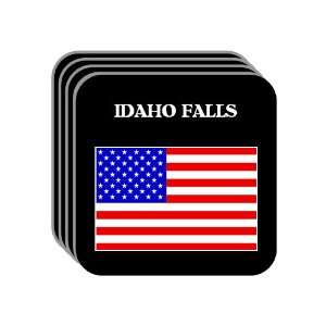  US Flag   Idaho Falls, Idaho (ID) Set of 4 Mini Mousepad 