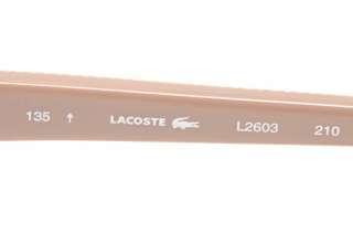LACOSTE L2603 210 EYEGLASSES S.51 BROWN/CLEAR L2603 210  