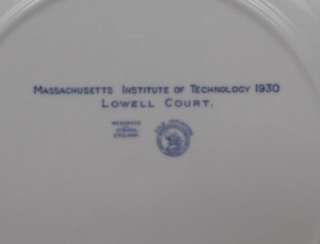   Wedgwood MIT 1930 Plates~Massachusetts Institute of Technology  