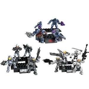  Halo Mega Bloks Combat Unit Set Of 3: Toys & Games