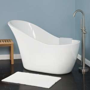  70 Medlin Freestanding Acrylic Slipper Tub   No Overflow 