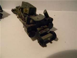 Vintage HO Scale Mantua 2 8 2 all metal steam engine in pieces with 
