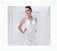 SALE! White Embroidery Satin Mermaid Formal Bridal Gown Wedding Dress 
