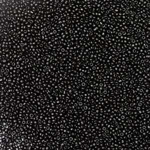   Indian Seed Beads   Black, 3 oz, Indian Seed Beads Arts, Crafts