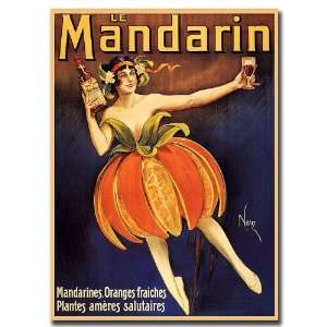  Mandarin Gallery Wrapped 24x32 Canvas Art: Home & Kitchen