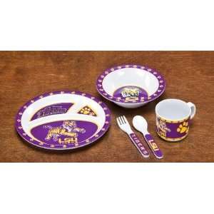  Official NCAA   5 Piece Childrens Dish Set   LSU Office 