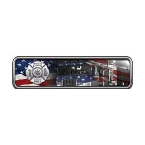  Reflective American Flag Engine Helmet Marker 1 h by 4 w 