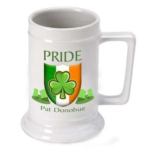 Personalized Irish Pride Beer Stein:  Kitchen & Dining